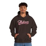 Zealous Cozy Hooded Sweatshirt — Unisex Cotton-Poly Blend