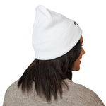 Stay Wylin' Classic Cuffed Beanie (Black Embroidery)