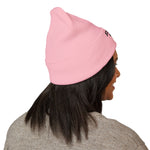 Stay Wylin' Classic Cuffed Beanie (Black Embroidery)