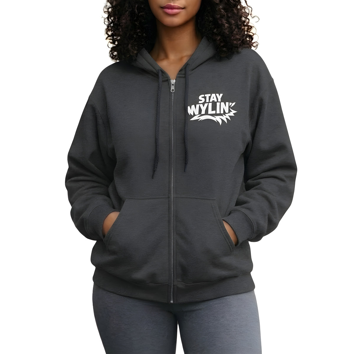 Stay Wylin' Unisex Heavy Blend™ Full Zip Hooded Sweatshirt