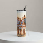 Custom Photo Travel Mug with Handle - Personalized Insulated Tumbler