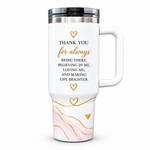 Grandma “A Special Blend of Love” 40oz Tumbler – Leak-Free Flip Straw Stainless Steel Cup