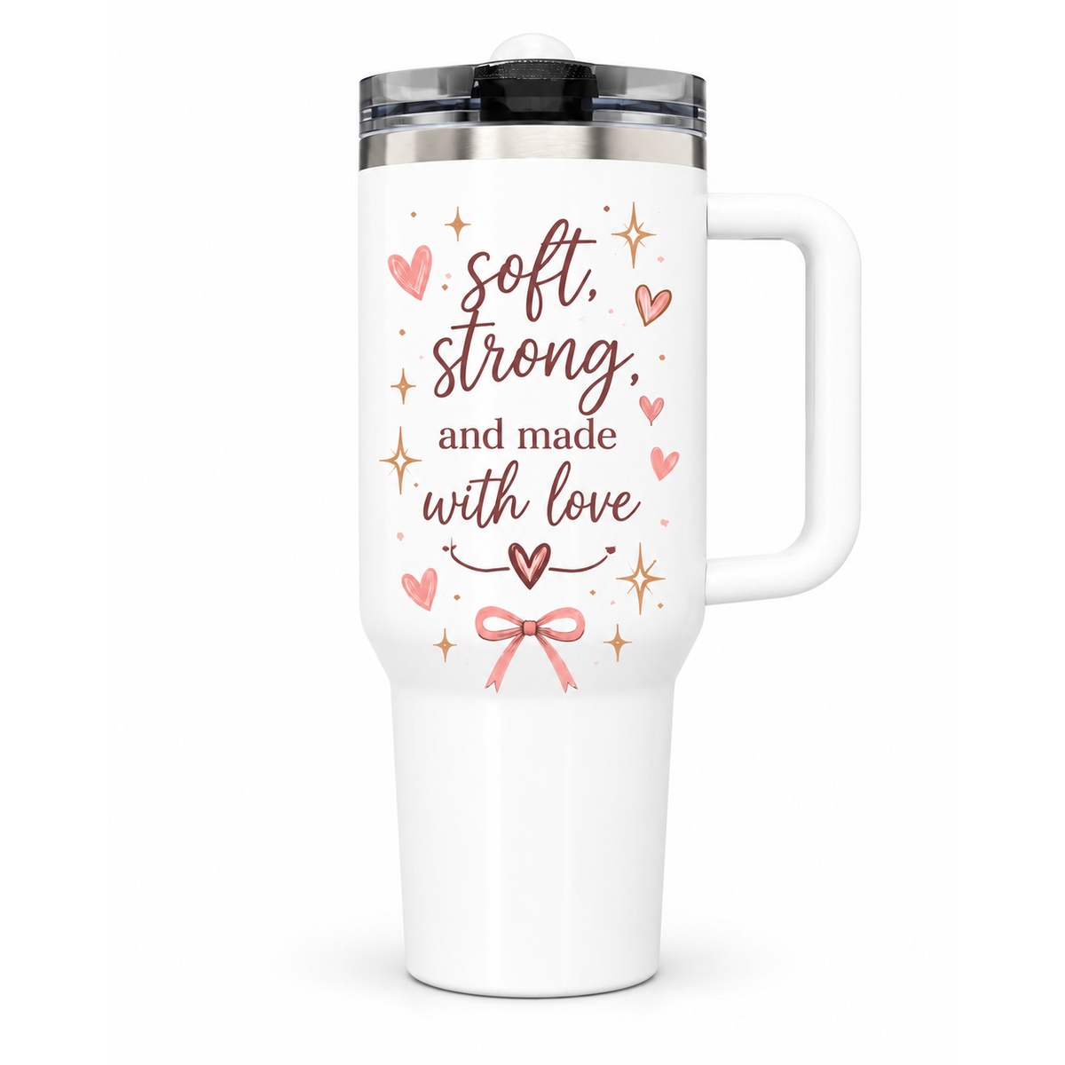 "In My Mama Era" 40oz Sublimation Tumbler | Leak-Proof Flip Straw & Stainless Steel Travel Mug
