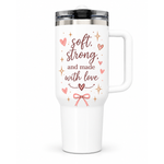 "In My Mama Era" 40oz Sublimation Tumbler | Leak-Proof Flip Straw & Stainless Steel Travel Mug