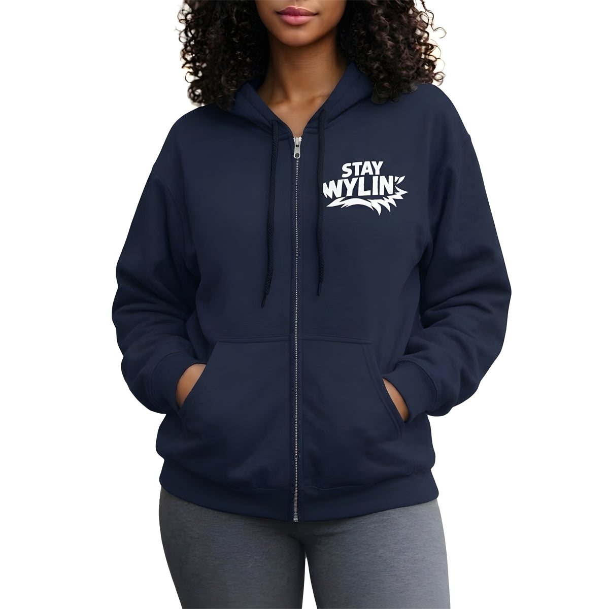 Stay Wylin' Unisex Heavy Blend™ Full Zip Hooded Sweatshirt