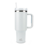 Personalized 40 oz Tumbler with Straw – Laser Engraved Custom Name Travel Cup