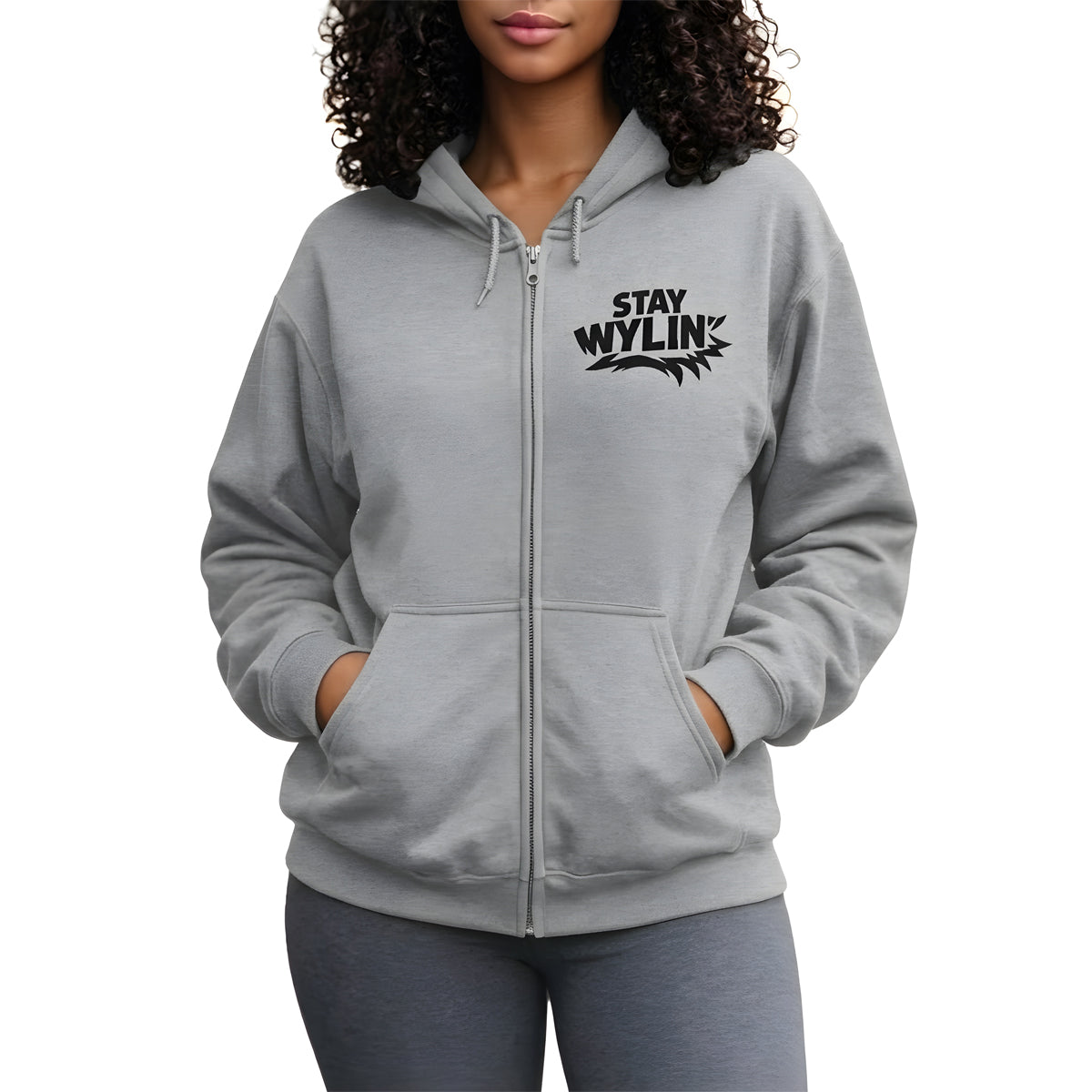 Stay Wylin' Unisex Heavy Blend™ Full Zip Hooded Sweatshirt